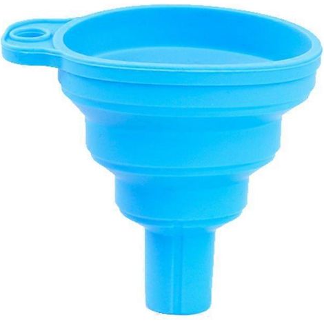 Entonnoir universel en silicone pour moteur de voiture, pliable et portable, pour la vidange d'huile moteur ou d'essence. (1/5)