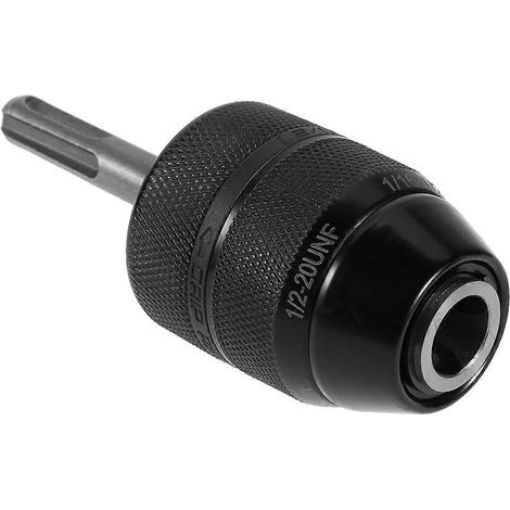 Adaptateur de mandrin à percussion compatible avec les professionnels du perçage et du travail du bois, 2-13 mm, noir, 1 jeu (1/5)