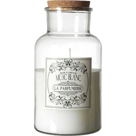 Bougie Parfumée Déco "Maison Tradition" 1400g Musc (1/3)