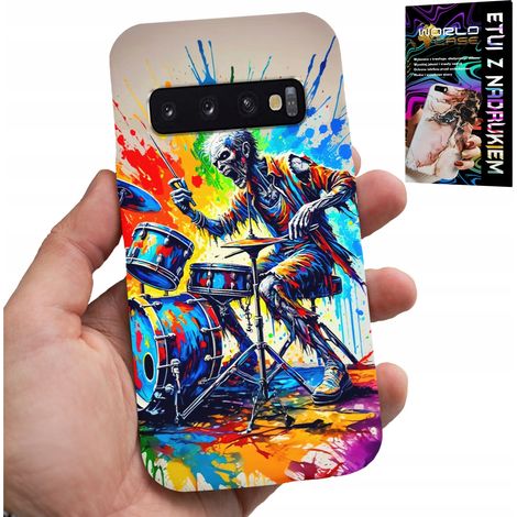 Custodia per Samsung Galaxy S10 - cover scheletro con batteria rock (1/5)
