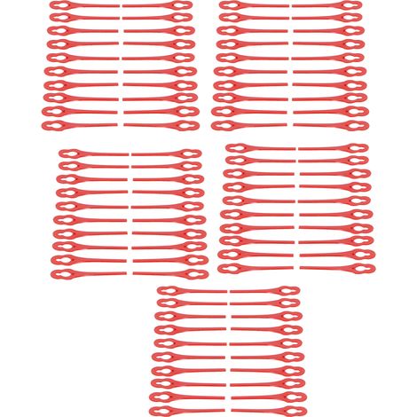 100 L70 Schneidmesser für Rasenmäher und Gartenscheren, 12 x 7 mm (1/5)