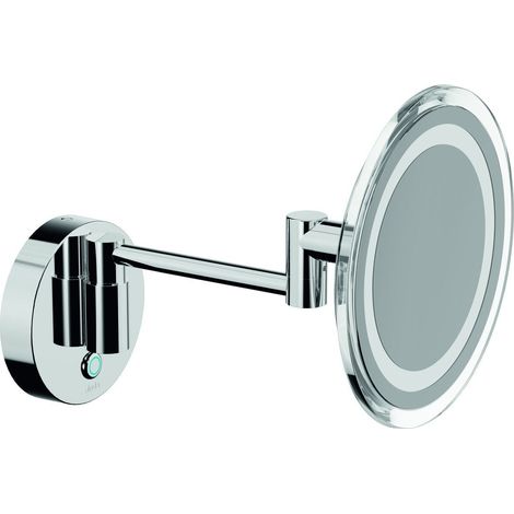 Inda - Specchio ingranditore 3x tondo con luce LED a parete, My (1/2)