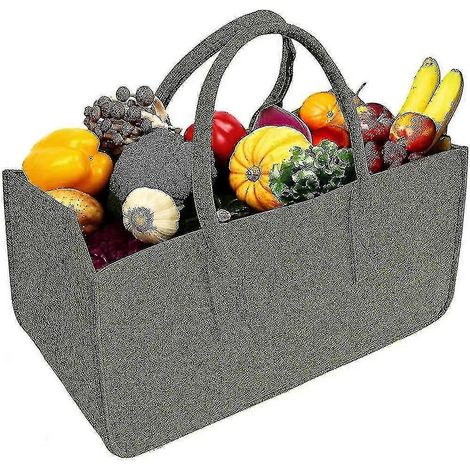 Sac à provisions en feutrine, sac à main, panier de rangement