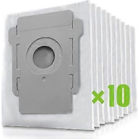 10 sacs de rechange pour aspirateur Roomba iRobot Roomba i7 i7+ / S9 / S9+ / i3 / i3+ / i4, support d'extraction du sac à poussière pour tous les modèles iRobot Roomba-AquaForge (1/2)