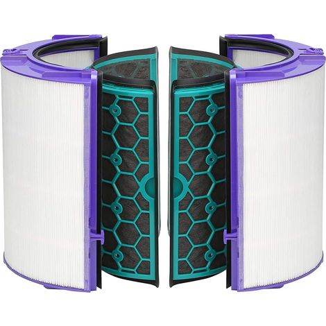 1 Filtre HEPA, Verre 360°, Charbon Actif, Pour Purificateur Dyson DP04 HP04 TP04 (1/5)