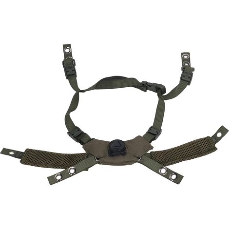 2er-Pack verstellbarer Kinnriemen für Schutzhelme, 20 mm breit und 38 cm lang, Kinnriemen mit weichem Kinnriemen, Helmzubehör schwarz (1/5)