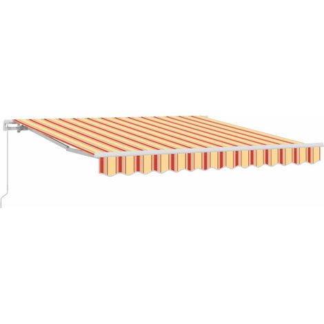 Auvent rétractable Marquise - Jaune et Orange 300 x 250 cm fr3511 - Maison La Vie (1/5)