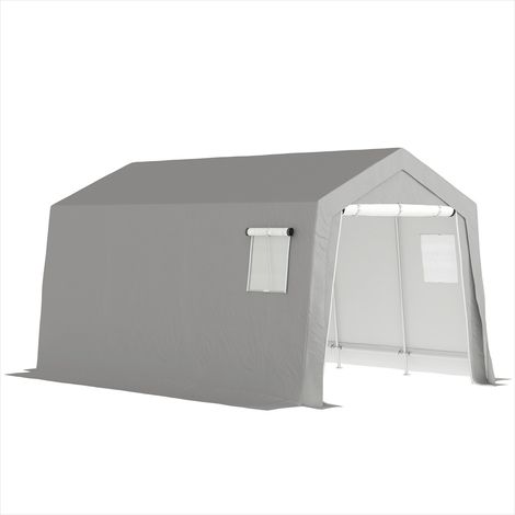Abri de jardin Tente de stockage 13,4 m² avec cadre en métal (1/5)