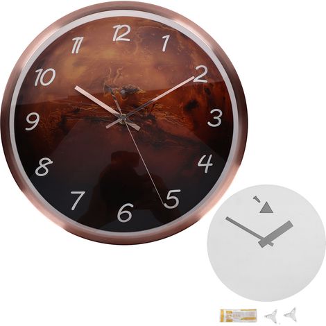 Horloge Murale LED Intelligente avec Commande Vocale, Éclairage Nocturne et Grands Chiffres (1/5)
