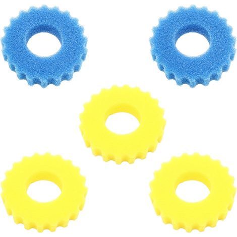 Paquet de 5 CPF/CPA-10000 Mousse pour filtre de bassin extérieur Compatible avec l'éponge de filtre de bassin SunSun Éponge de filtre à haute efficacité Mousse de filtre de bassin facilement remplaçab (1/5)