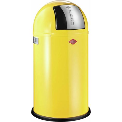 Wesco Mülleimer Pushboy lemonyellow