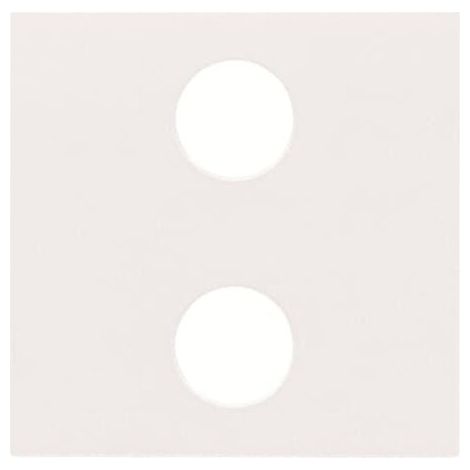Enjoliveur Zenit Knx Bp 1/2 Blanc 2CLA222120N1101 ABB N2221.2BL