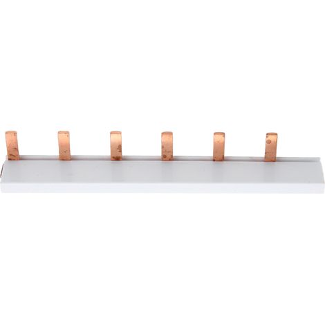 Barre omnibus de disjoncteur, bornier en cuivre pur PVC pour écoles, hôpitaux, hôtels et habitations, 6 canaux (1/5)