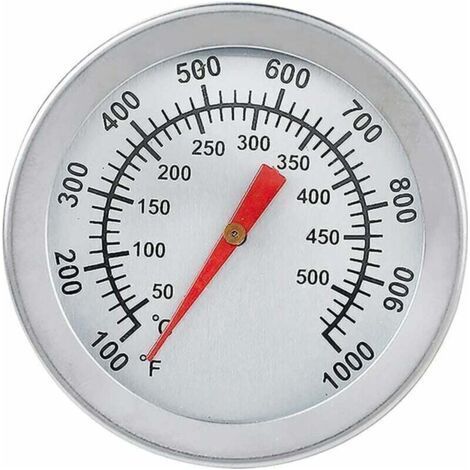 Max 500C/1000F Stainless Steel Oven Thermometer for Oven, Pizza Oven (1/4)