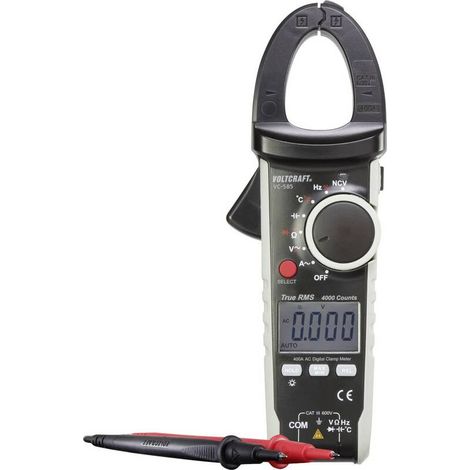 [GEBRAUCHT] B-Ware Voltcraft Stromzange VC585 digital CAT III 600V True RMS 4000 Counts kalibriert (1/2)