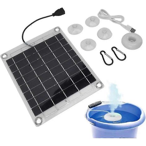 Humidificateur solaire avec atomiseur USB et pompe à économie d'énergie (1/5)