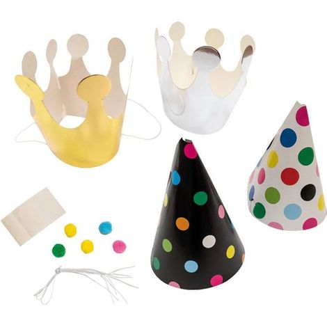 Set 3 pezzi Set Cappelli Party 6 Pz.