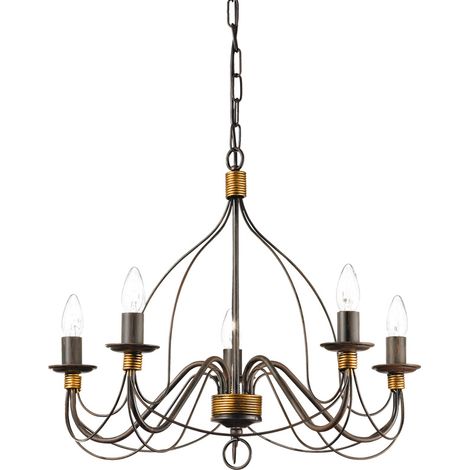 LAMPADA A SOSPENSIONE CORTE SP5 RUGGINE (1/2)