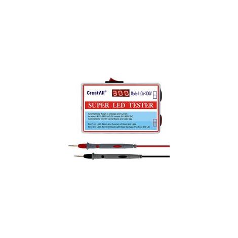 CA-300V Portable LED Lampe Perles Barre Lumineuse TV Rétroéclairage Testeur LED Bandes Perles Lampe Panneau Outil De Test Capacité Diode Test De Tension Avec Interrupteur,de (1/4)