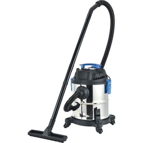 Bikain - Aspirapolvere 3 in 1 - Liquido, Cenere e Polvere - Potenza 1200W - Funzione Soffiatore - 15 Litri - Aspirapolvere ad Acqua e a Secco con Ruote - Per Tappezzerie, Auto, Pavimenti ed Esterni