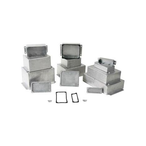 CASSA SIGILLATA IN ALLUMINIO PRESSOFUSO CON FLANGIA - 120 x 100 x 35 mm (1/2)