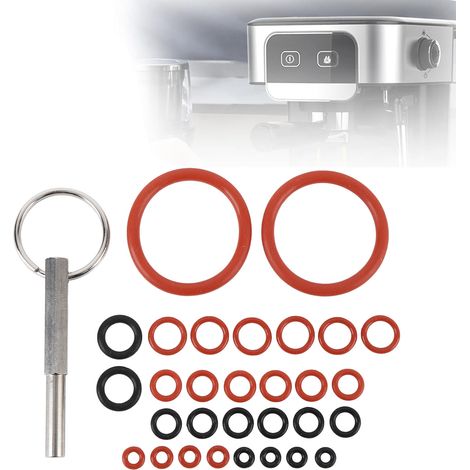 Kit de reparación de juntas tóricas para cafeteras, silicona + juego de llaves (1/5)