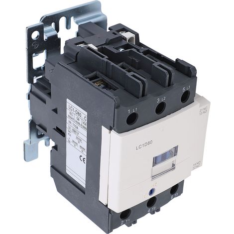 Contacteur électrique LC1D80 neuf, 50/60 Hz, tripolaire, 220 V, 80 A (1/5)
