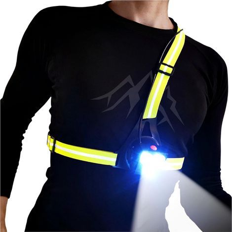 Lauflicht – Brustlicht – Gehhilfe – USB-Ladegerät – Laufweste – IPX4 wasserdicht (1/5)