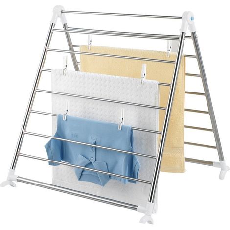 WENKO Badewannen-Wäschetrockner Profi - 9m Trockenlänge, klappbar, Edelstahl rostfrei (1/9)