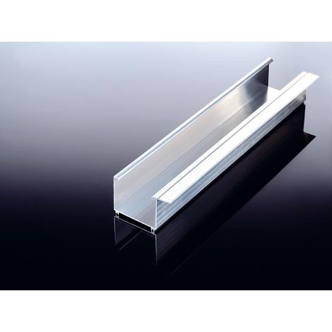 Alu-Regenrinne HT90, Fixlänge pressblank