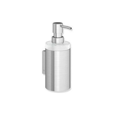 Dispensador de jabón SYSTEM 900 con soporte de acero inoxidable Cristal satinado