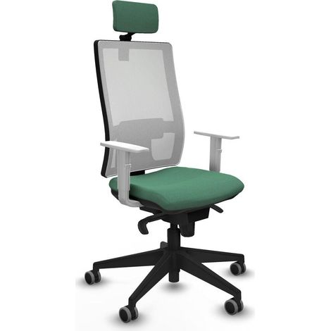 Piqueras y Crespo Horna Chaise de Bureau Vert Émeraude (1/3)