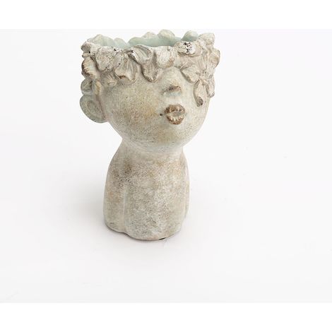 Amadeus - Vase enfant fleurs en pierre H18 cm (1/5)