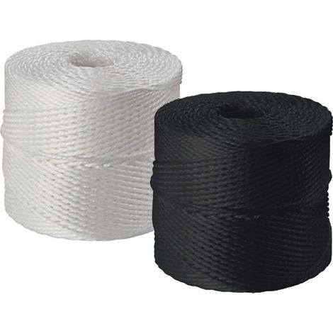 SPAGO IN POLIPROPILENE Titolo 300 - Ø 3 mm. ca. - bianco- 12 kg  - LIF