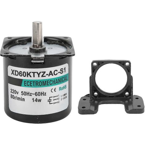Permanentmagnet-Wechselstrom-Synchronmotor, Exzenterwellengetriebe, 80 U/min, 220 V, Ersatzteile (1/5)