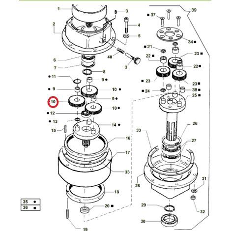 ORIGINAL ACTIVE Satellitenbohrer erste Stufe Modelle t143 - t152 020797