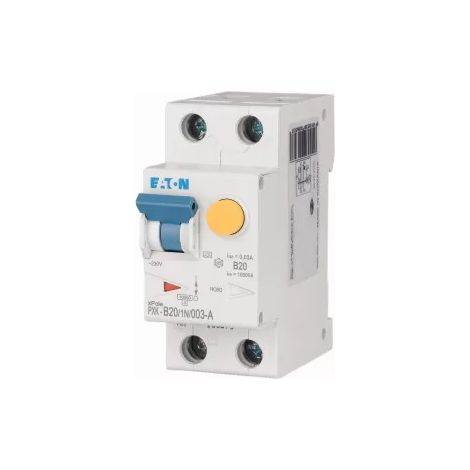 Eaton FI-/LS-Schalterkombination, 20 A, 30 mA, Auslösecharakteristik LS-Schalter: B, 1p + N, Auslösecharakteristik FI-Schalter: A,  236949 (1/2)