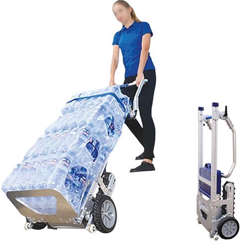 Elektrischer klappbare und kompakter Treppensteiger - Schaufel 510x220mm - Belastung 105kg - DCE105/CV (1/5)