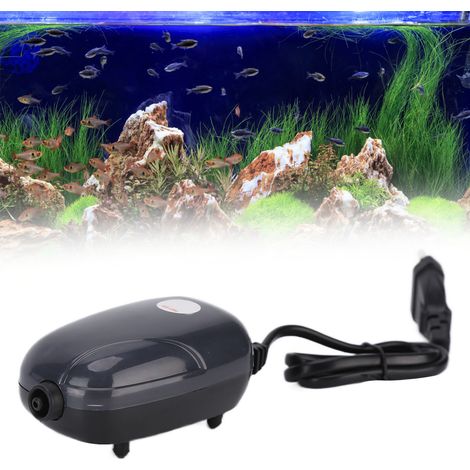 220-V-Sauerstoffpumpe gemäß europäischen Normen für Aquarien, klein, leise, mit einem einzigen Ausgang. (1/5)