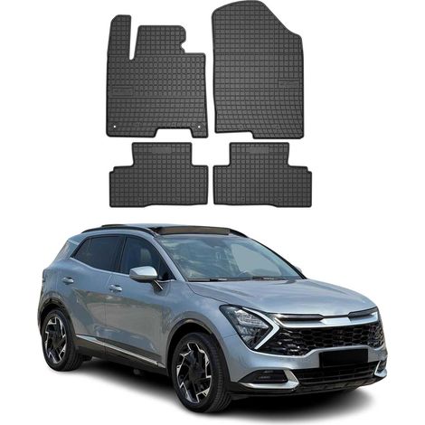 OMAC Tapis de Sol pour Kia Sportage 2021-2025 Noir Caoutchouc (1/5)
