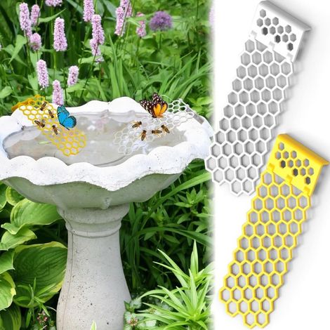 Abreuvoir pliable en 2 pièces pour abeilles et insectes - Coupe à abeilles pour jardin et bain d'oiseaux (1/5)