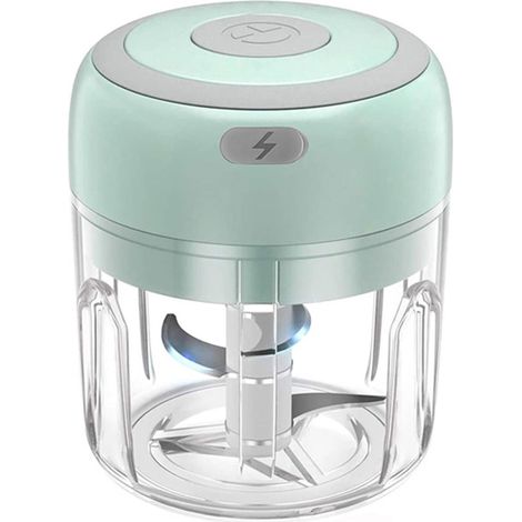 Mini frullatore da 250 ml con motore potente: un frullatore a immersione ideale per frullati, pappe per neonati e verdure. È ottimo anche per insaporire carne e spezie. (1/3)