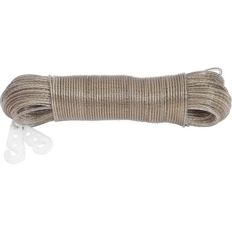 Corde à linge extérieure antidérapante, corde à linge coupe-vent (1/5)