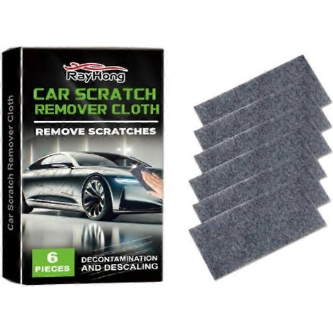 Lot de 6 chiffons Nano Sparkle pour voiture, anti-rayures, Nano Magic Scratch Remover Cloth (1/4)