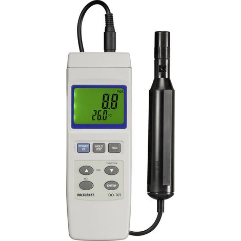 VOLTCRAFT DO-101 Misuratore di ossigeno 0 - 20 mg/l Elettrodi intercambiabili, con misura della temperatura (1/5)