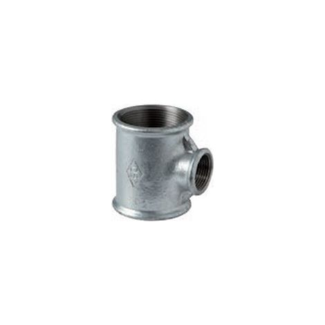 130R - Tee riduzione 1"1/4 x 1"1/2 x 1"1/4 in ghisa zincata 13005676