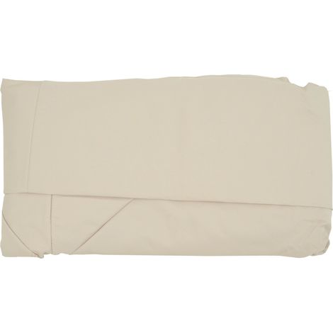 Sonnenschirmbezug HHG-692, 8 Streben rund Ø4m 220g/m² Polyester, Ersatz-Bezug z.B. für Ampelschirm HHG-692 creme-beige (1/5)