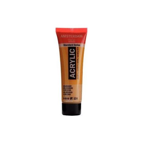 Peinture acrylique - Amsterdam - Acrilico Standard - 20 Ml - Ocra Oro - Multicolore