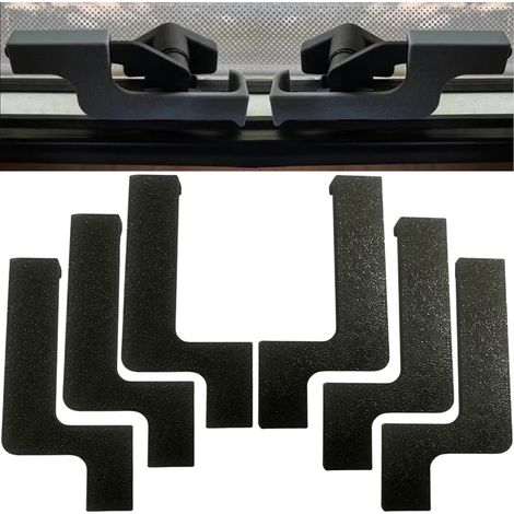 3 Paires Loquets De Sécurité Pour Fenêtre De Caravane, Pièces De Rechange Antivol Sans Perçage, De Fenêtre De Camping-car, Verrous De Sécurité Pour Fenêtres De Camping-car