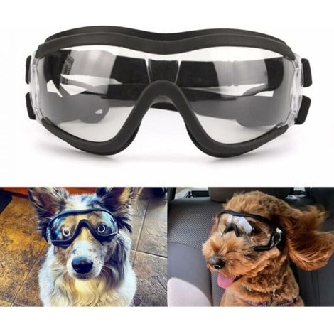 Lunettes de protection pour chiens, lunettes de soleil pour animaux de compagnie, protection des yeux, imperméables et coupe-vent, pour chiens de grande et moyenne taille (1/4)